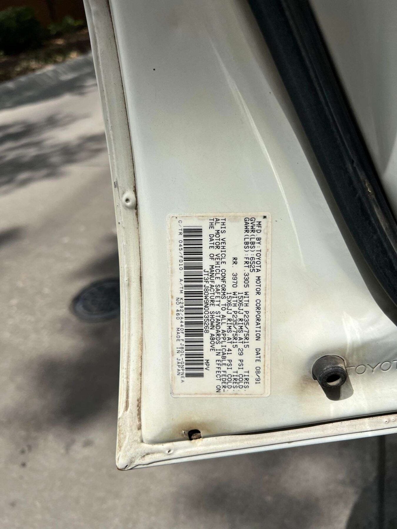 1992 Toyota Land Cruiser FJ80