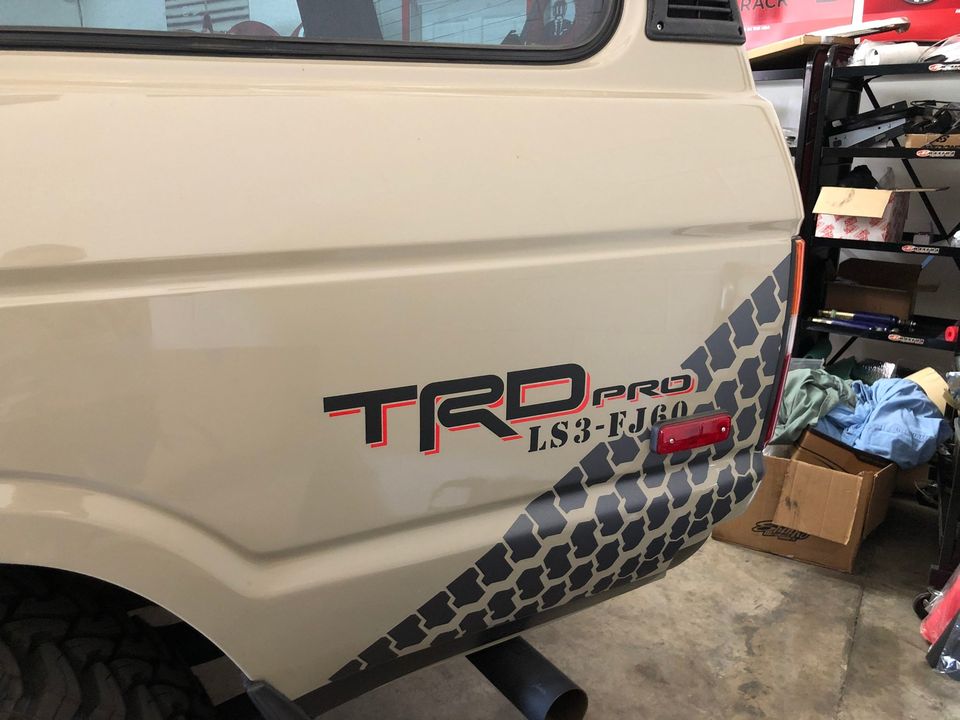 1983 Toyota Land Cruiser FJ60 with an LS3 swap