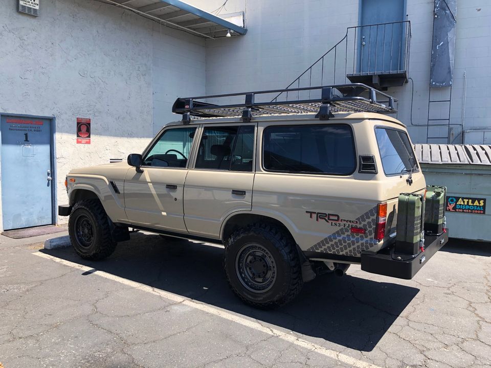 1983 Toyota Land Cruiser FJ60 with an LS3 swap