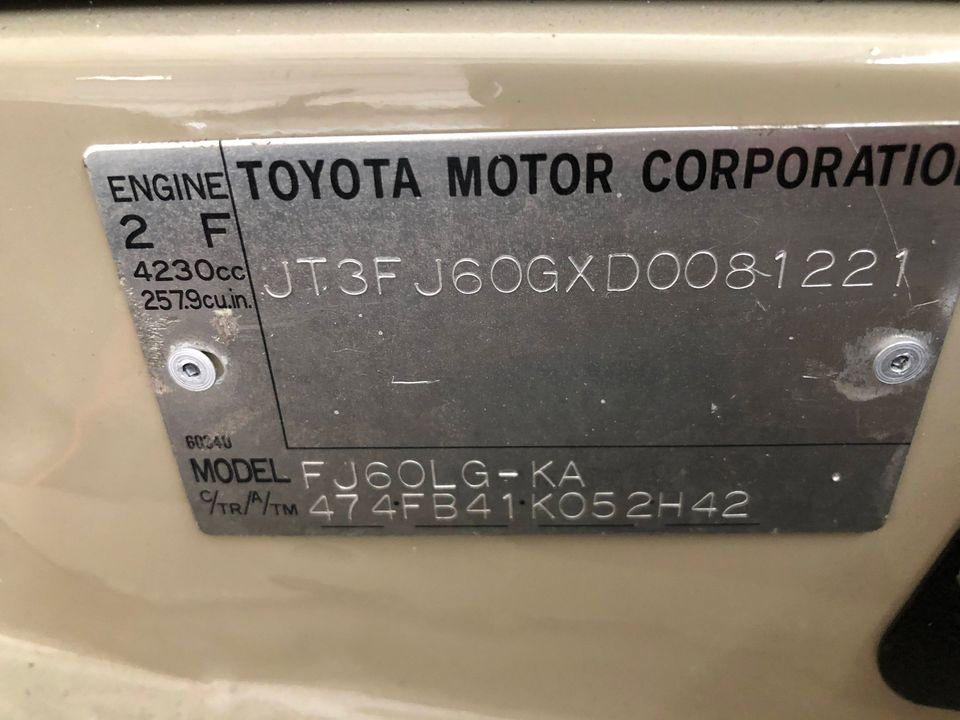 1983 Toyota Land Cruiser FJ60 with an LS3 swap