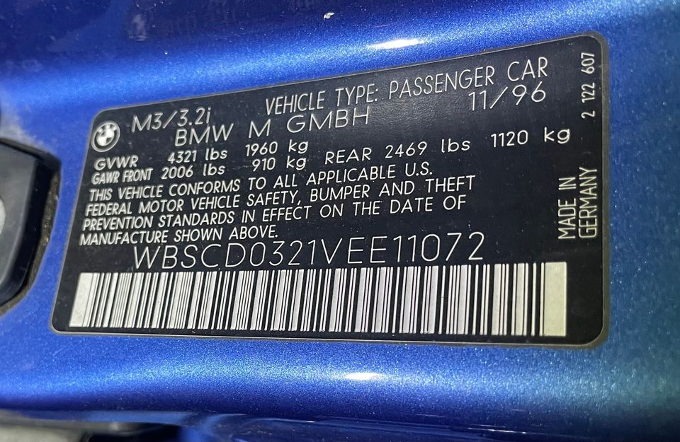 1997 BMW M3