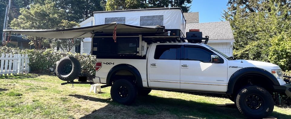 2013 Ford F150 SuperCrew Cab Platinum Pickup, Camper