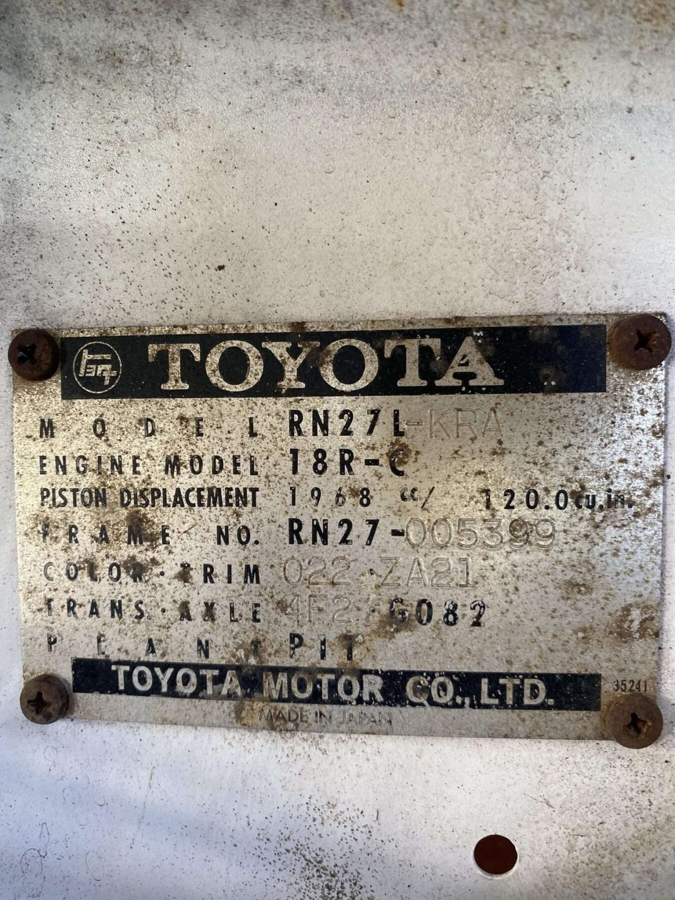 1973 Toyota Hilux Chinook 4x4 LS Swap