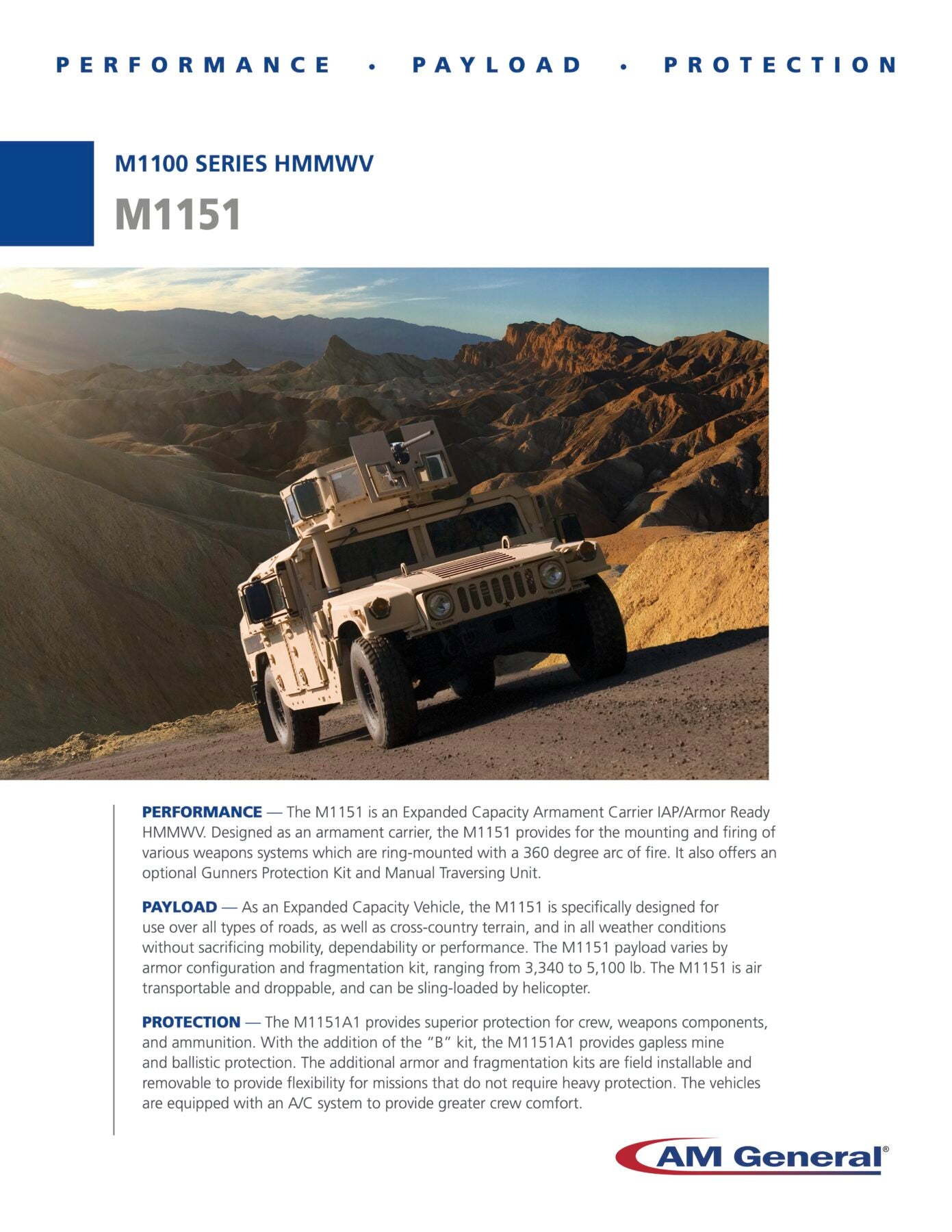 2009 AM General M1151A1 Hmmwv Hummer