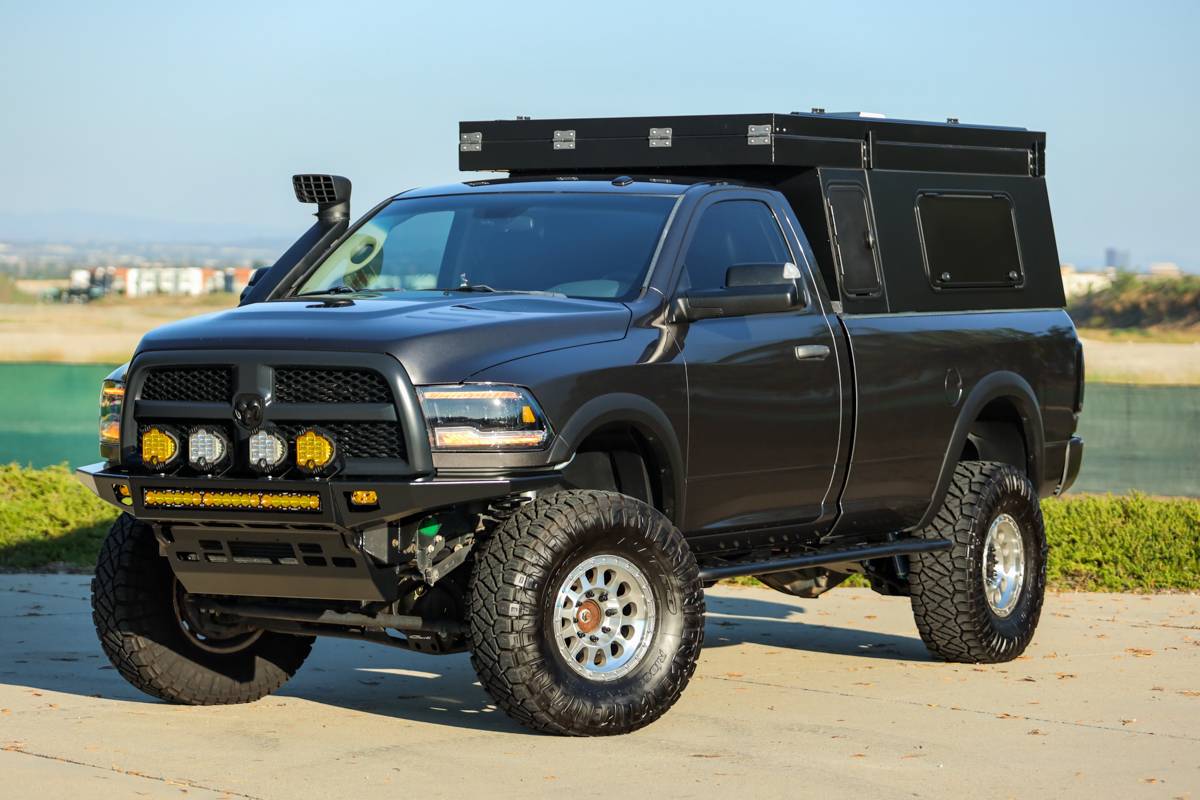 2018 Ram 2500 6.7L Cummins Diesel Regular Cab with Vagabond Camper