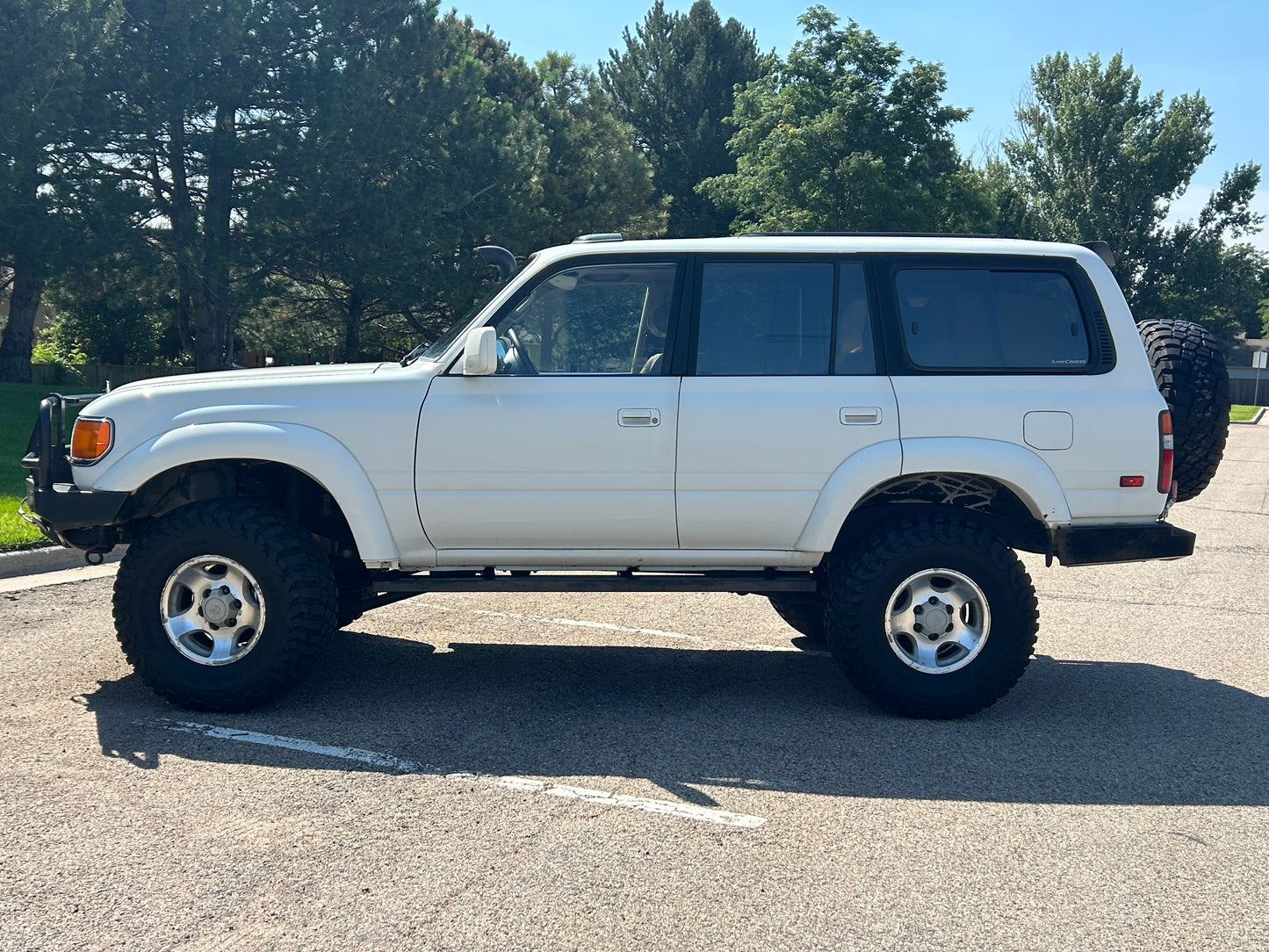1996 Toyota Land Cruiser FJ80 LS Swap Triple Locked