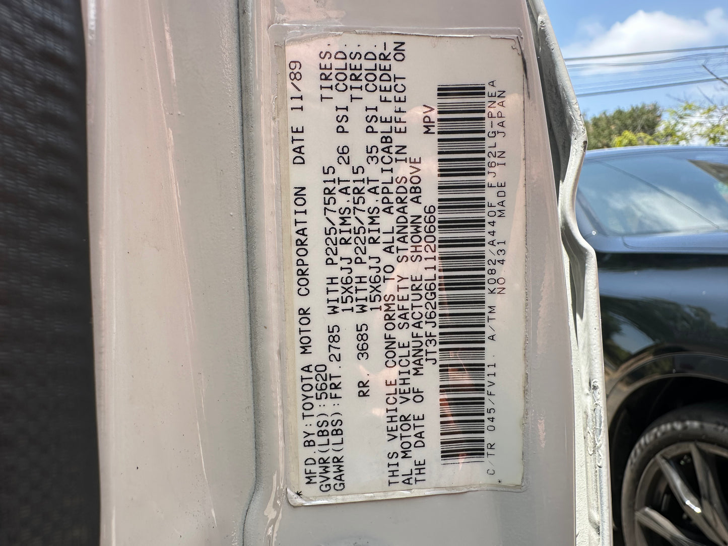 1990 Toyota Land Cruiser FJ62