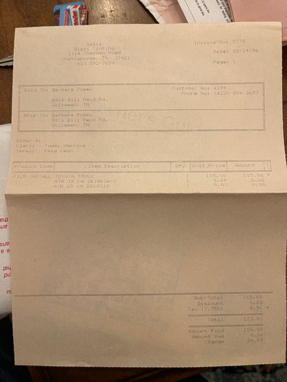 1994 Toyota Pick-up 4x4 DX Single Family