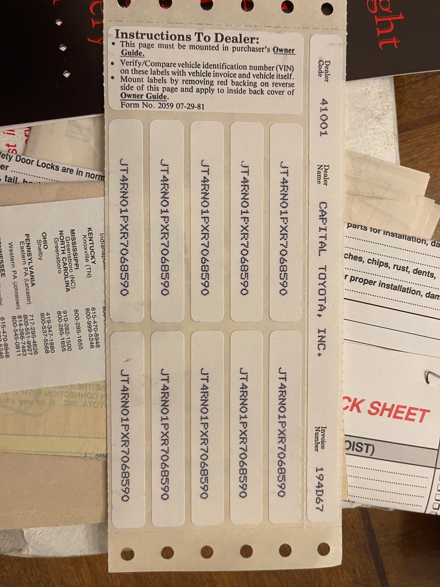 1994 Toyota Pick-up 4x4 DX Single Family