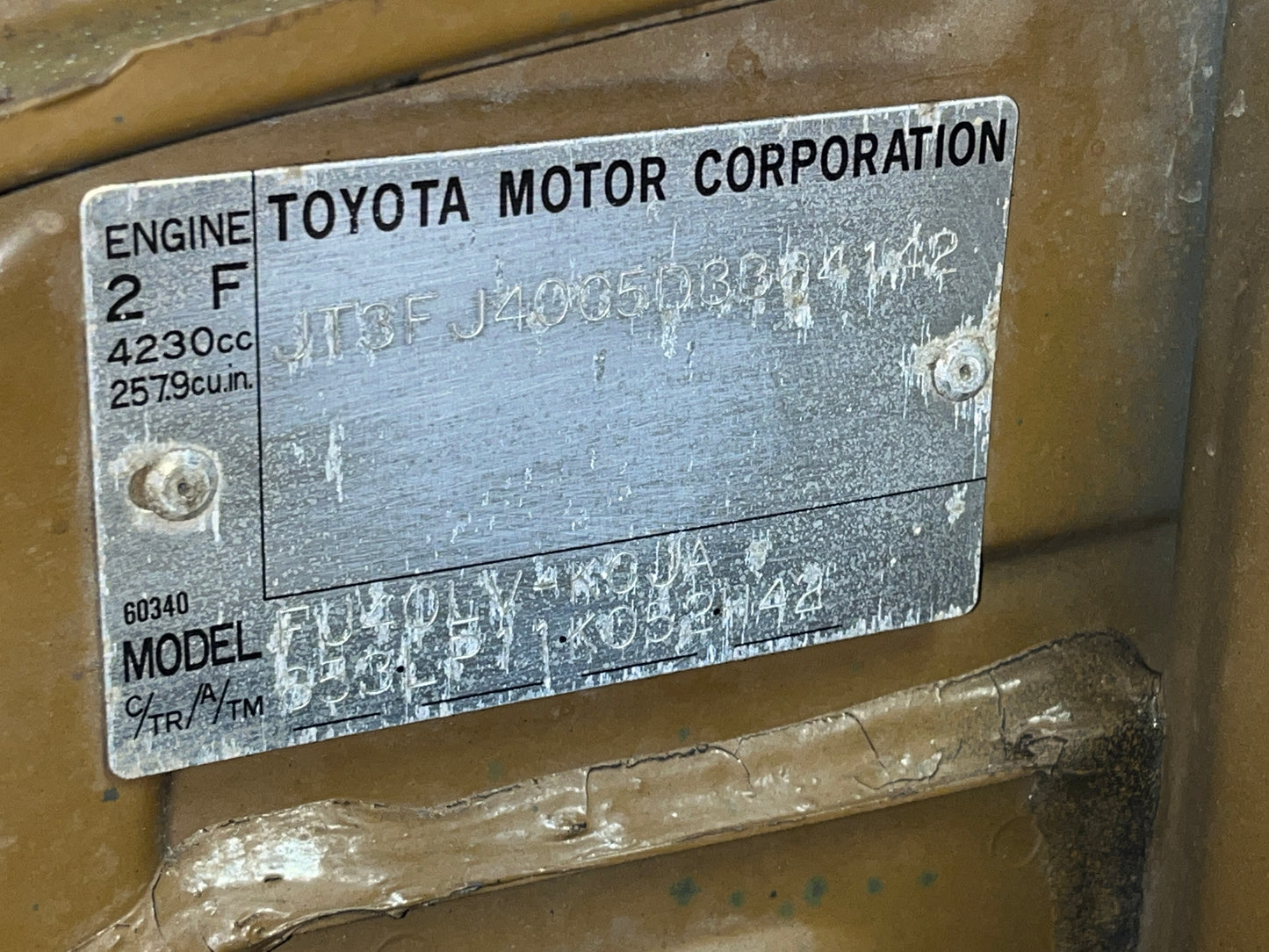 1983 Toyota Land Cruiser FJ40 1 of 300